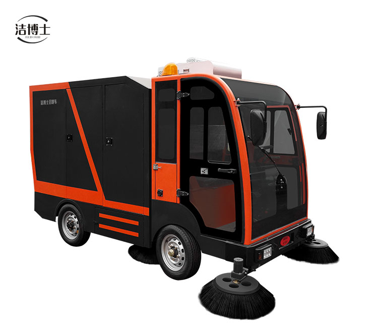 大型四輪帶240L垃圾桶掃地車(chē)2400